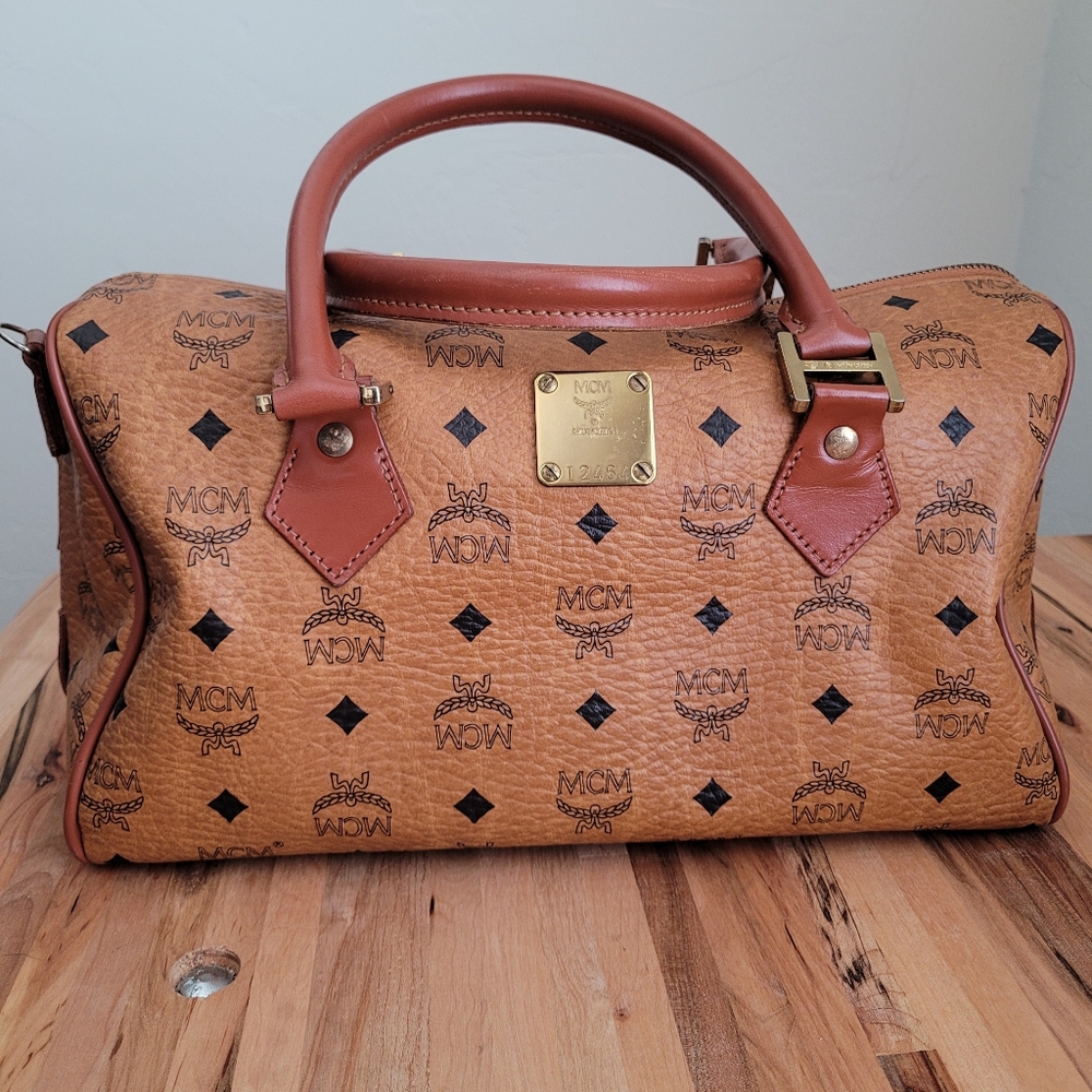 Vintage MCM Visetos Boston Bag - Picture 13 of 13